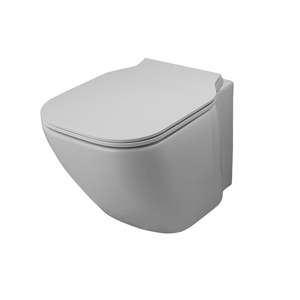 Унитаз подвесной ESSENCE C Compact, rimless, укороченный