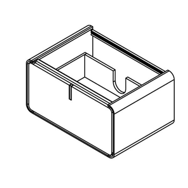 Тумба подвесная под раковину CICLO Wood Roble Bronce 100x36x48 см