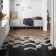 Плитка керамическая напольная 23203 CHEVRON Negro Mate RIGHT 9х20,5 см